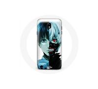 Coque Samsung Galaxy J3 2017 Tokyo Ghoul Visage Moitié