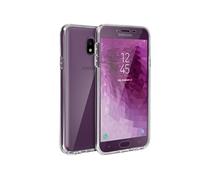 Coque Samsung Galaxy J4 Protection Silicone + Arrière Polycarbonate Transparent