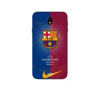 Coque Samsung Galaxy J7 2018 Barcelone Fc Real Madrid Champions League