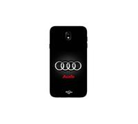 Coque Samsung Galaxy J7 2018 Logo De Voiture Audi Gris Et Rouge