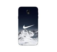 Coque - Nike - Samsung Galaxy J7 2018 - Souple - Noir - Motif Mountain Fly