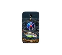 Coque Samsung Galaxy j7 2018 psg logo stade nuit tour eiffel