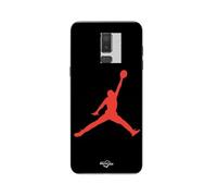 Coque Samsung Galaxy J8 2018 Jordan Logo 23 Nike Basketball Couleur Rouge