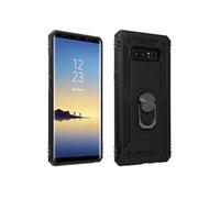 Coque Samsung Galaxy Note 8 Bi matière Rigide Souple Bague Support Vidéo noir
