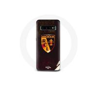 Coque Samsung Galaxy S10 Rcl Lens Orange Fond Noir