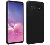 Coque Samsung Galaxy S10 Silicone Semi-rigide Mat Finition Soft Touch noir