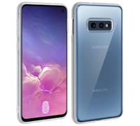 Coque Samsung Galaxy S10e Silicone Gel + Film Ecran Verre Trempé Transparent