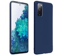 Coque pour Samsung Galaxy S20 FE Souple Flexible Antichoc Finition Mate Bleu nuit