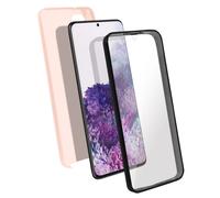 Coque Samsung Galaxy S20 Plus Protection Arrière Rigide et Avant Souple Rose