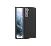 Mayaxess Coque en Silicone pour Galaxy S21 Finition Mate Antichoc Noir