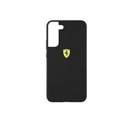 Ferrari Coque Samsung Galaxy S22 Plus – Silicone mat intérieur soft-touch – Noir