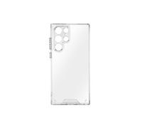 Coque Samsung Galaxy S22 Ultra Dos Rigide Coins Bumper Fine Légère Transparent