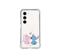 Coque Samsung Galaxy S23 officielle Lilo & Stitch Baiser renforcé transparent pour protéger votre téléphone.Choisissez le type de coque que vous aimez le plus avec licence officielle Disney