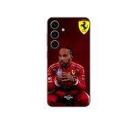 Coque Samsung Galaxy S24 Fe Hamilton Scuderia Ferrari Official Wallpaper