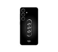 Coque Samsung Galaxy S24 Fe Logo De Voiture Audi Front Noir