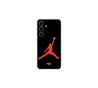 Coque Samsung Galaxy S24 Jordan Logo 23 Nike Basketball Couleur Rouge