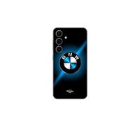 Coque Samsung Galaxy S24 Logo BMW noir et bleu brillant