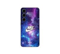 Coque Samsung Galaxy S24 Plus Nike Logo Blanc Espace Coloré