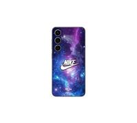 Coque Samsung Galaxy S24 Plus Nike Logo Blanc Espace Coloré