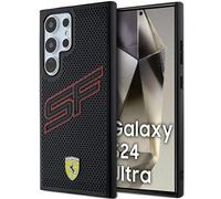 Coque Samsung Galaxy S24 Ultra Ferrari Big SF perforée noire
