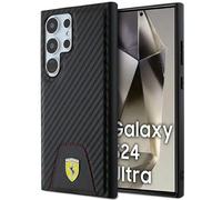 Coque Samsung Galaxy S24 Ultra Ferrari Carbon Black