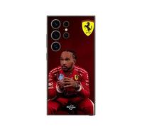 Coque Samsung Galaxy S24 Ultra Hamilton Scuderia Ferrari Official Wallpaper