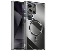 Coque MagSafe pour Samsung Galaxy S24 Ultra Dos Cristal Color Noir