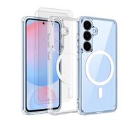 Coque Samsung Galaxy S25 Compatible Magsafe + 2 Vitres Protection Ecran Evetane