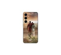 Coque Samsung Galaxy S25 Plus Cristiano Ronaldo Messi Goat