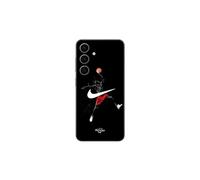 Coque de téléphone - Nike - Samsung Galaxy S25 Plus - Souple - Silicone - Logo Jordan noir