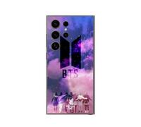 Coque de téléphone - Maniacase - Samsung Galaxy S25 Ultra - Logo BTS - Souple - Noir