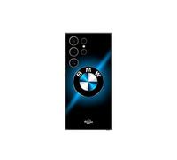 Coque - MANIACASE - Samsung Galaxy S25 Ultra - Logo BMW - Noir et Bleu - Finition Brillante
