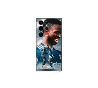Coque Samsung Galaxy S25 Ultra Vinicius JR Real Madrid Bleu Wallpaper