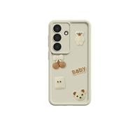 Coque Samsung Galaxy S26 Plus Silicone Souple Motifs Nounours Kawaii 3D Beige