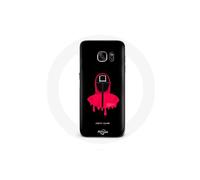Coque - Samsung - Galaxy S6 - Souple - Noir - Masque carré