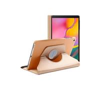 ebestStar - Coque pour Samsung Galaxy Tab A 10.1 2019 T510 T515, Etui Rotatif 360, Housse Protection PU Cuir, Or/Doré