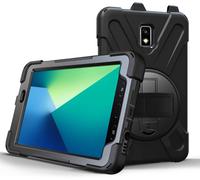 Coque Samsung Galaxy Tab Active 2 8.0 T390 T395 T397, Étui Robuste Antichoc, Support Rotatif 360, Dragonne Et Porte-Crayon, Protection Housse Pour Samsung Galaxy Tab Active 2 8.0 T390 T395 T397 (Noir)