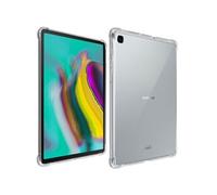 Avizar Coque Samsung Galaxy Tab S5e Silicone flexible Coins bumper Transparent