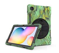 Coque Samsung Galaxy Tab S6 Lite 10.4" (2022/2020) P610 P613 P615 P619, Étui Robuste Antichoc, Support Rotatif 360, Dragonne et Porte-Crayon, Protection Housse pour Galaxy Tab S6 Lite 10.4 (2022/2020)