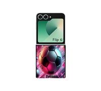 Coque Samsung Galaxy Z Flip 6 motif foot étoile personnalisée - Multicolore