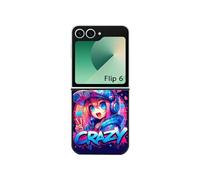 Coque Samsung Galaxy Z Flip 6 Multicolore motif anime crazy semi-rigide