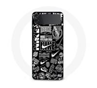 Coque Samsung Galaxy Z Flip3 Nike Air Logo Graffiti Noir Et Blanc
