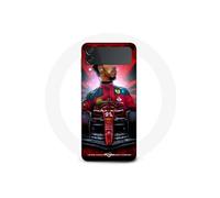 Coque Samsung Galaxy Z Flip4 Lewis Hamilton Ferrari officiel