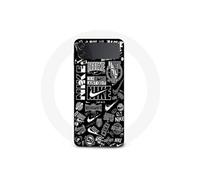 Coque Samsung Galaxy Z Flip4 Nike air logo Graffiti Noir et blanc