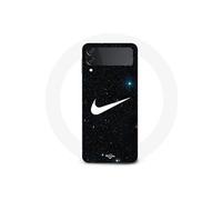 Coque - Nike - Galaxy Z Flip4 - Noir - Galaxie étoilée - Souple