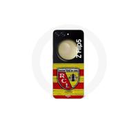 Coque Samsung Galaxy Z Flip5 rcl lens original jaune et rouge