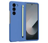 Coque Samsung Galaxy Z Fold 6 Soft Touch Avec Stylet Tactile Bleu
