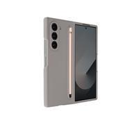 Coque - AVIZAR - Galaxy Z Fold 6 - Soft Touch - Stylet Inclus - Gris Clair