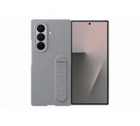 Samsung Coque silicone EF-MF966 Galaxy Z Fold7, antichoc, fine, adhérente, support pour doigt, grise