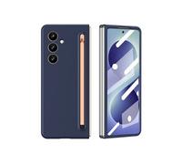 Coque Samsung Galaxy Z Fold 8 Ultra Intégrale 360° Finition Mat avec Stylet Bleu Nuit